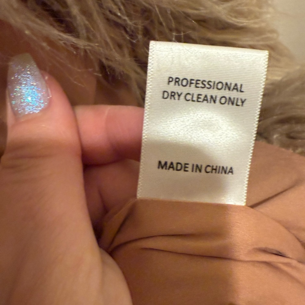 Free People Rust and Beige Teddy Jacket - Picture 6 of 7